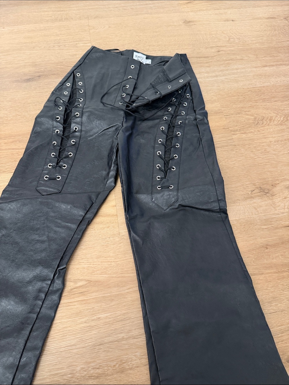Princess Polly Women's Black Trousers - Picture 4 of 6